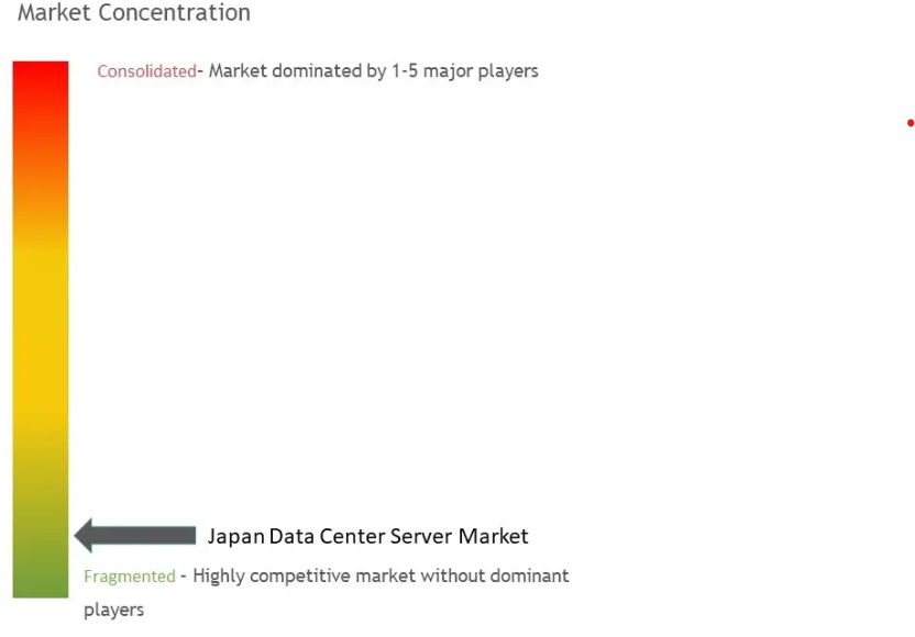 Japan Data Center Server Market Concentration